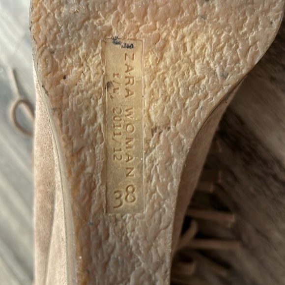 Zara suede fringe booties - Picture 2 of 2